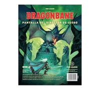 Devir - Pantalla del Director de Juego Dragonbane JdR Fantasía Oscura | Screen Master RPG con Ilustración Johan Egerkrans y Tablas de Juego (DBPANTALLA)