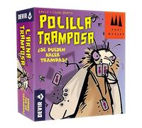 Devir - Polilla Tramposa Original, Juego de Cartas, Juego de mesa para Niños, Party Game, Juego Rápido para Todas las Edades y Fiestas (BGPOLI)