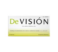 DeVisión 30 Cápsulas - Complemento Alimenticio para la Vista con Luteína, Zinc y Vitaminas - Contribuye al Mantenimiento de la Visión Normal