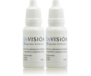 Devision - Lágrimas Artificiales - Sequedad, Irritación y Cansancio Ocular - 15ml (Paquete de 2)