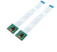 DEVMO 2 módulos de cámara de interfaz CSI de 5 millones de píxeles con cable flexible de 15 cm compatible con Raspberry Pi 3, 3B+, 4 y modelo A/B/B+