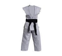 DEVNWIGMO 1/12 Figuras de Acción Samurai Kimono Decoración de Muñecas Elegante 6 "Figura Judo Uniforme Rojo, Gris