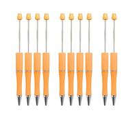 DEVNWIGMO 10 Bolígrafos con, Bolígrafos con, Bolígrafos Rollerball de Tinta Negra para Niños, Graduaciones, Regalos para Fiestas de Oficina, naranja