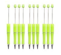 DEVNWIGMO 10 Bolígrafos con, Bolígrafos con, Bolígrafos Rollerball de Tinta Negra para Niños, Graduaciones, Regalos para Fiestas de Oficina, VERDE