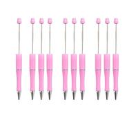 DEVNWIGMO 10 Bolígrafos con, Bolígrafos con, Bolígrafos Rollerball de Tinta Negra para Niños, Graduaciones, Regalos para Fiestas de Oficina, Rosado