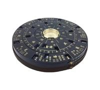 DEVNWIGMO Brújula Feng Shui Luo Pan Vintage con Diseño de Dragón Y, Redonda Y Portátil de Resina.