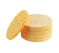 DEVNWIGMO Esponja Facial Exfoliante, Esponjas Faciales, Almohadilla de Esponja de Celulosa para Limpieza Facial, Masaje Y Limpieza Facial para Hombres Y Mujeres, 50 pcs