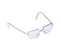 DEVNWIGMO Gafas de Sol Redondas 1 en Escala 1/6 Gafas Lentes Anteojos de Muñeca de Aleación con Estuche Adecuadas para Figuras de Acción de 12pulgadas, mi