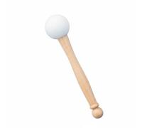 DEVNWIGMO Mazo de Goma para Percusión Melódica Baqueta para Prácticas Musicales Martillo Terapéutico Ergonómico Accesorio para Meditación y Relajación Apto para Uso Doméstico O Profesional, Bol Palo