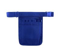 DEVNWIGMO Riñonera de Enfermera, Bolsa Multiusos de Enfermera con Correa Ajustable, Organizador de Cintura para Enfermera, Bolsa de Cintura para Tijeras Y Venda, Azul