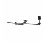 DEVNWIGMO Soporte para Platillo Brazo Adicional Ajustable con Abrazadera de Percusión Fabricada en Aleación de Zinc Adecuado para Formación de Bandas, 4 Secciones Largas
