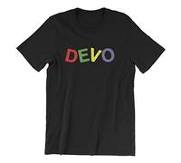 Devo T Shirt - Whip it MTV Post Punk Rock Music Band New Wave 80's Group Dance Black(Medium)