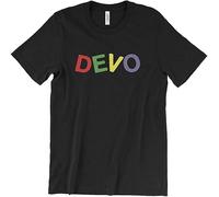 Devo T Shirt Whip It MTV Post Punk Rock Music Band Wave 80'S Group Dance Black(X-Large)