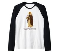 Devoción católica a Santo Tomás de Aquino en Corpus Christi Camiseta Manga Raglan