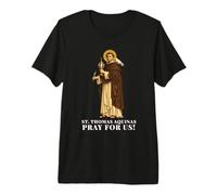 Devoción católica a Santo Tomás de Aquino en Corpus Christi Camiseta Premium