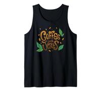 Devoción Fiel al café con mi Salvador Camiseta sin Mangas