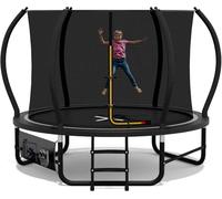 Devoko Trampolín Exterior Ø228/305/366/427cm, Travesaños piernas Reforzados, Estructura Estable y Robusta. Carga 160kg, Construcción monolítica, Instalación rápida. Adecuado para niños y Adultos