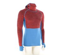 Sudadera funcional de hombre Devold Tuvegga Merino Hoodie Man Talla: L / Color: azul/rojo