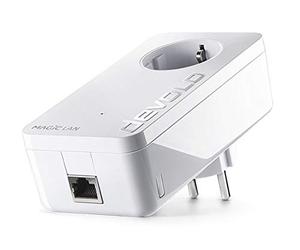 devolo, 8252,Magic AA82 LAN Adaptador complementario 36892 (2400 mbpsPowerline + 1 x LAN)