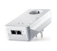 Devolo Adaptador complementario Magic 2 WiFi 6, Adaptador WiFi Powerline -hasta 2.400 Mbps, Punto de Acceso WiFi Mesh, 2X conexión LAN Gigabit dLAN 2.0, Blanco