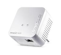 devolo Adaptador WLAN Powerline, miniadaptador de extensión WiFi Magic 1, hasta 1200 Mbit/s, amplificador WLAN en malla, 1 conexión LAN, dLAN 2.0, blanco