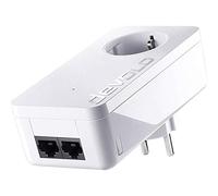 Devolo dLAN 1000 Duo+ - Adaptador Powerlan (1000 Mbit/s, 2 Puertos LAN, Carcasa compacta, Red, Powerline, Red LAN Sencilla Desde el Enchufe), Color Blanco