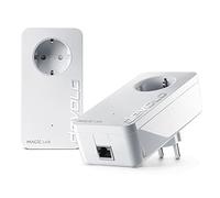 devolo Magic 1 LAN - Kit de Inicio de PLC, para Tener Internet fiable en Toda la casa a través del Circuito eléctrico, para el teletrabajo, Enchufe francés