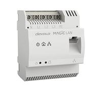 Devolo Magic 2 LAN DINrail, Adaptador Powerline DINrail, hasta 2.400 Mbps, Internet Desde la Caja de distribución, Red doméstica Profesional, Gris