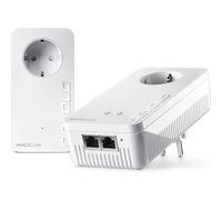 Devolo - Magic 2 WiFi Next Starter - Kit para Red Mesh LAN inalámbrica de Alta Velocidad Mediante Cables de alimentación (2400 Mbps, 3 Conexiones LAN, Tecnología G.hn)