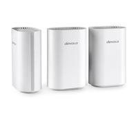 devolo WiFi 7 Mesh BE6500 3-Pack, Potente Sistema de Wi-Fi Mesh, Amplificador WiFi, hasta 6.500 Mbps, conexión LAN de 2,5 Gbps, Blanco