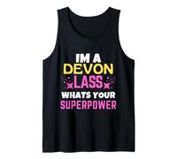 Devon Lass ¿Cuál es tu superpoder Devon Day Camiseta sin Mangas