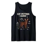 Devon Rex Cat Petting Guide Funny Cat Lover Camiseta sin Mangas