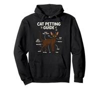 Devon Rex Cat Petting Guide Funny Cat Lover Sudadera con Capucha