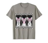 Devon Rex Cat Trio, Lazo Estilo Coqueta, Estilo Chicle, Estilo Retro Camiseta
