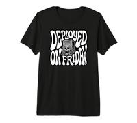Devops Engineer Deployed On Friday Sysadmin Humor Camiseta Premium