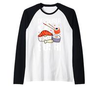Devorador del Sushi Camiseta Manga Raglan