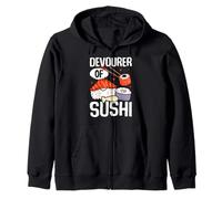Devorador del Sushi Sudadera con Capucha