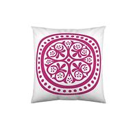 Devota & Lomba Funda De Cojín Medallones Rosa 80 x 80 cm