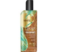 Devoted Creations White 2 Bronze Coconut - Loción bronceadora bronceadora oscura con agua de coco y aceite de coco, 241 ml