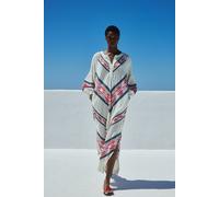 Devotion Twins Beloved Long Dress Jacquard Navy Red Talla: S | Vestidos Maxi Outlet | Mujer | Rojo