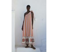Devotion Twins Delphi Long Dress Jacquard Red Orange Talla: XS | Vestidos Maxi Outlet | Mujer | Rojo