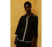 Devotion Twins Gaia Shirt Gaze Black Talla: M | Manga Larga Outlet | Mujer | Negro