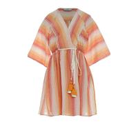 Devotion Twins Pandora Short Dress Stripe Red Orange Talla: M | Mini Vestidos Outlet | Mujer | Rojo