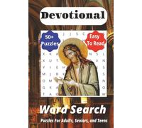 Devotional Word Search Puzzle Book: Word Searches with Easy-to-Read Print about Devotion, Faith, Bible, Church, and More | 6x9 inches, 110 pages | 50+ ... for Celebrations, Christmas, and Holidays.