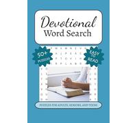 Devotional Word Search Puzzle Book: Word Searches with Easy to Read Print about Devotions, Prayer, Faith, and More | 6x9 inches, 110 pages | 50+ puzzles...Gift for Vacations, Holidays, and Free Time