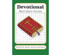 Devotional Word Search Puzzles: Devotional Word Find, Bible, Bible Word Search Devotional; Easy to Read, 6x9 inches, 110 pages, Perfect for Adult, Seniors and Teens