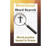 Devotional Word Search: Word search puzzle book, with easy to read print and design including Bible verses for devotional time | 6x9 inches, 113 pages ... for Bible students, holidays, and free time