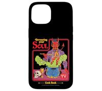 Devouring Your Soul Satan Retro Vintage Funny Adult Humor Carcasa para iPhone 15