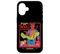 Devouring Your Soul Satan Retro Vintage Funny Adult Humor Carcasa para iPhone 16