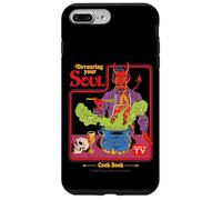 Devouring Your Soul Satan Retro Vintage Funny Adult Humor Carcasa para iPhone 7 Plus/8 Plus